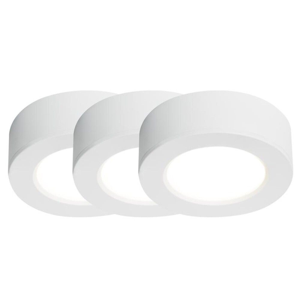 SPOTLIGHTS NORDLUX KITCHENIO 3-KIT LED INKL 3X2W HVIT