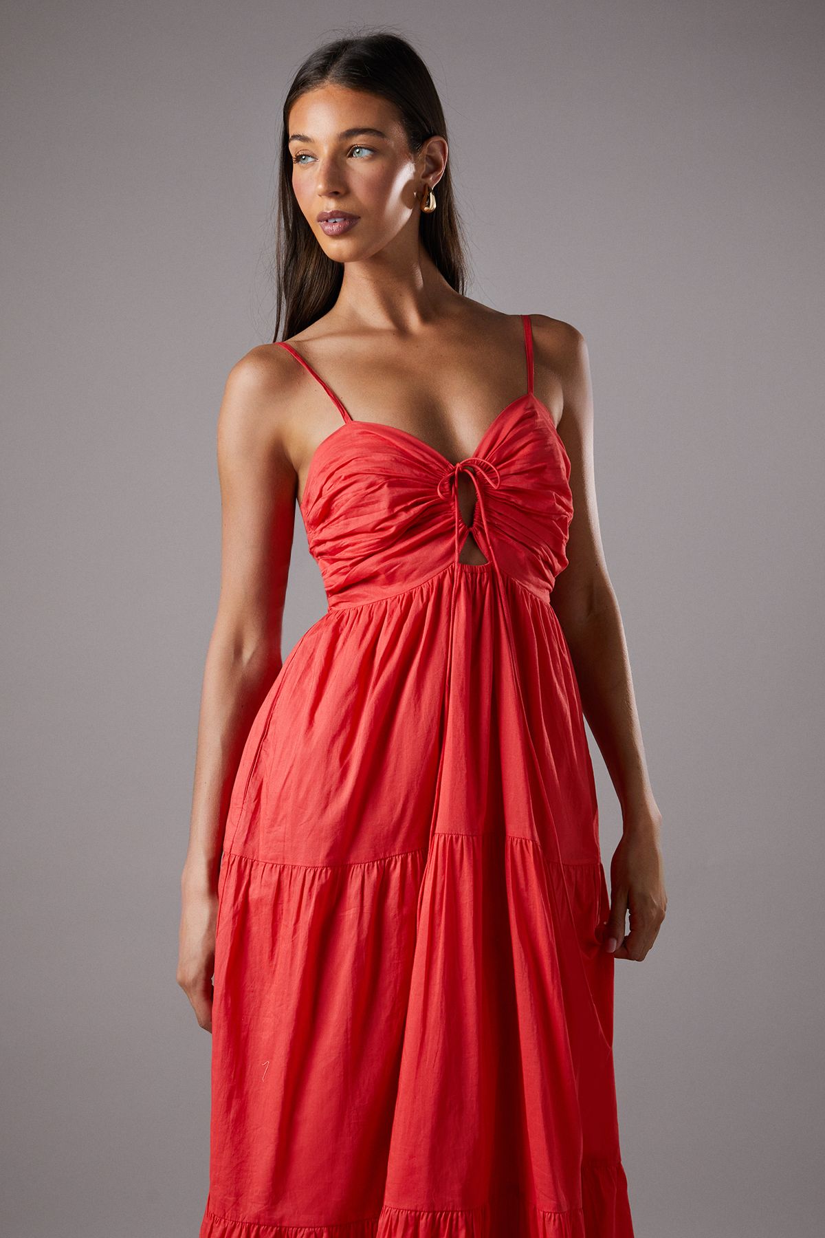 Coast Double Strap Cut Out Maxi Dress