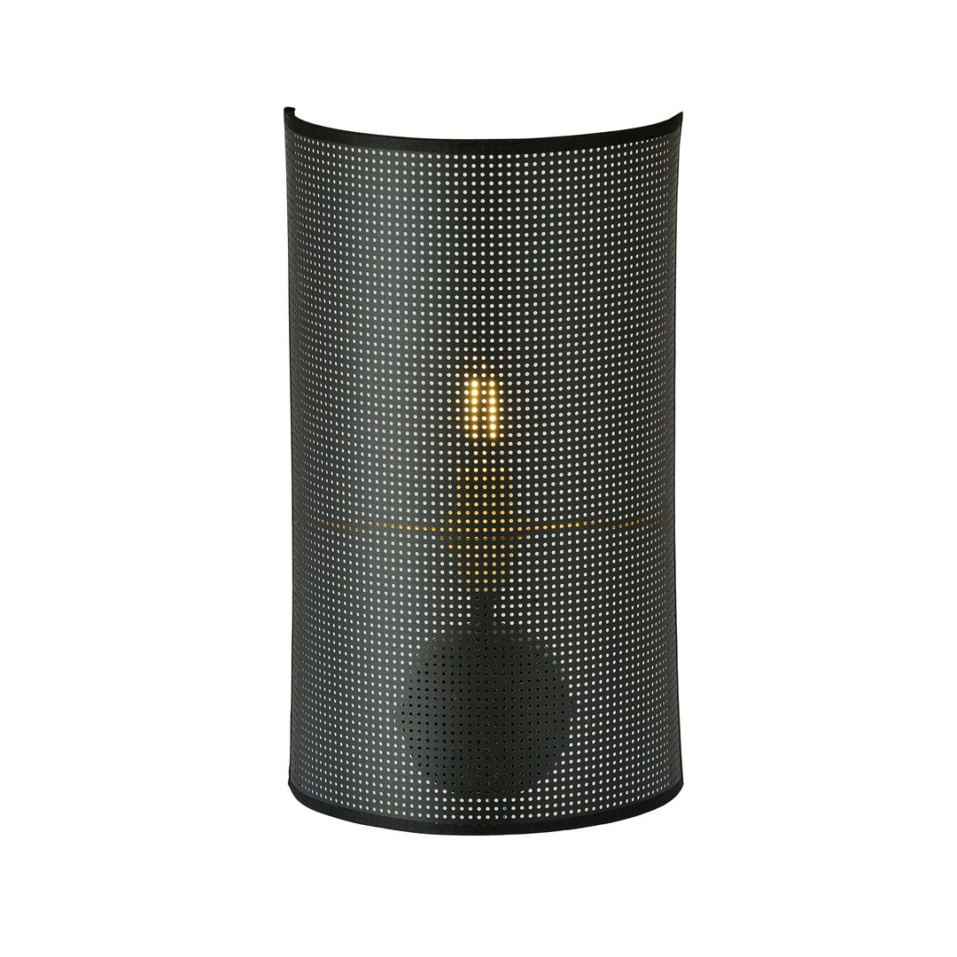 Kinkiet Aston K1 Black/Gold Dyskretne Miękkie Światło