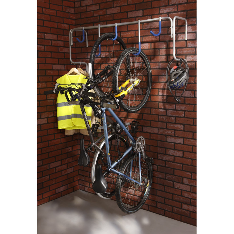 Etagère murale pour vélos 65 x 130 x 36 cm