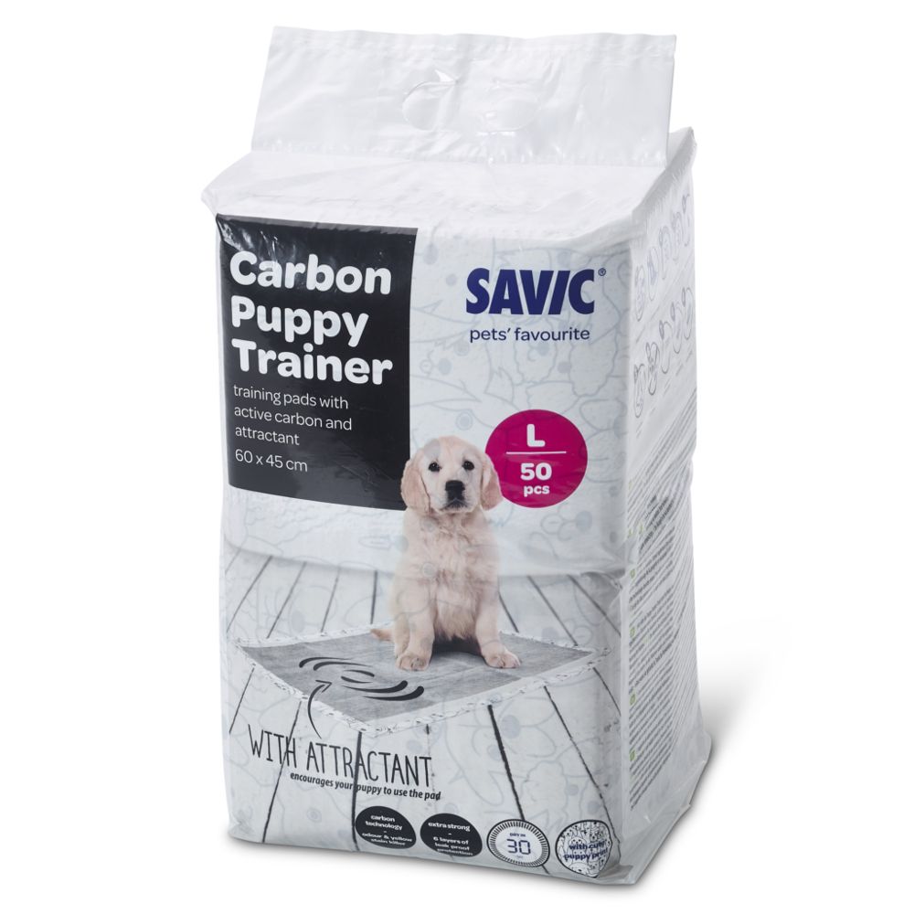 Savic Puppy Trainer Pads with Activated Charcoal