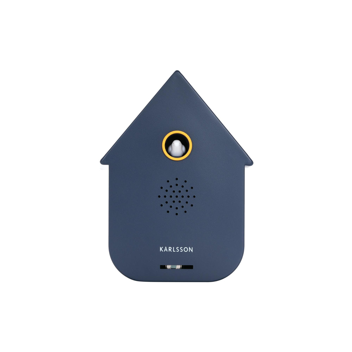 Karlsson ornament Sound Box Modern Cuckoo - blauw - Ø12cm