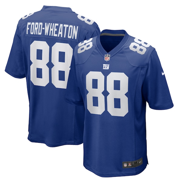 Bryce Ford-Wheaton New York Giants Nike Team Game Jersey -  Royal