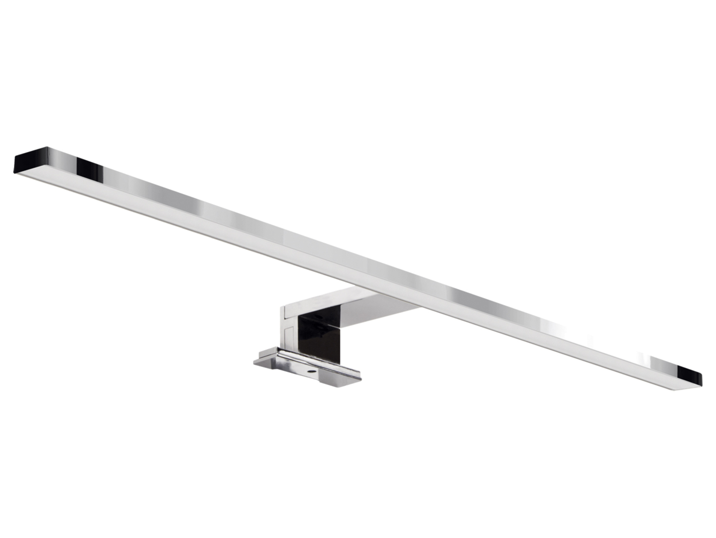 Kinkiet łazienkowy Roxana LED aluminiowy srebrno-biały