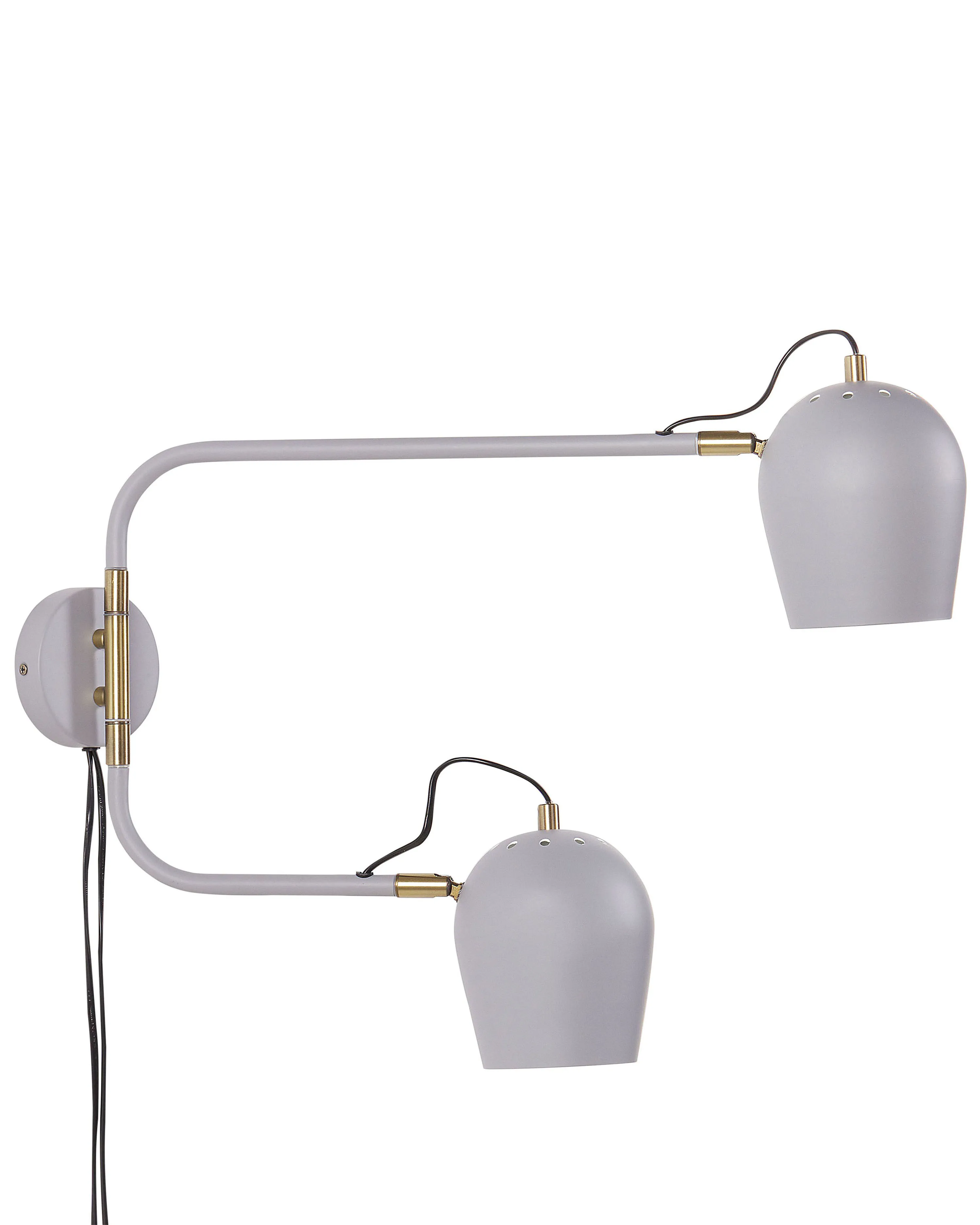 Wall Lamp ESTRELLA Adjustable Metal Light Grey
