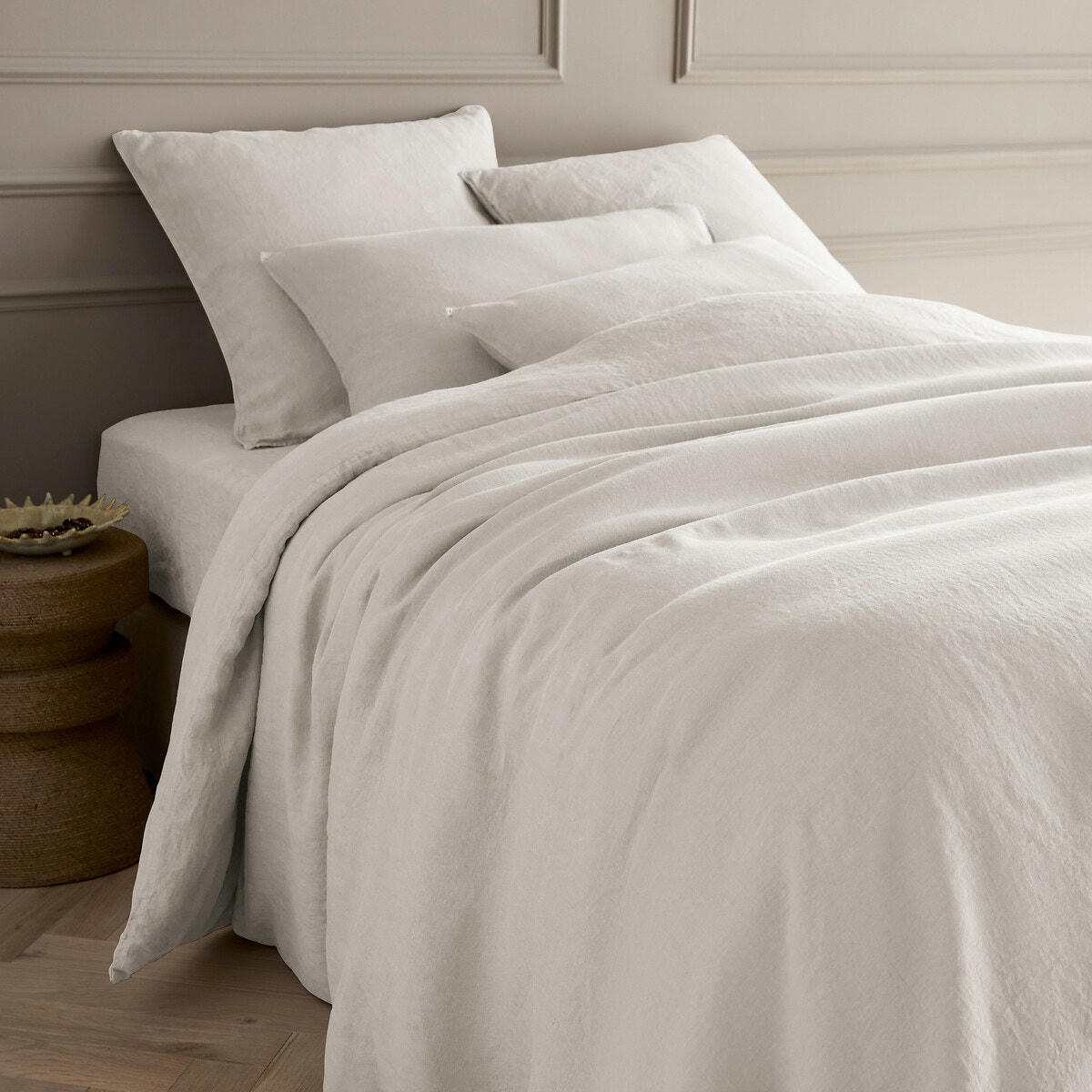Housse de couette en lin lavé européen, Happylin