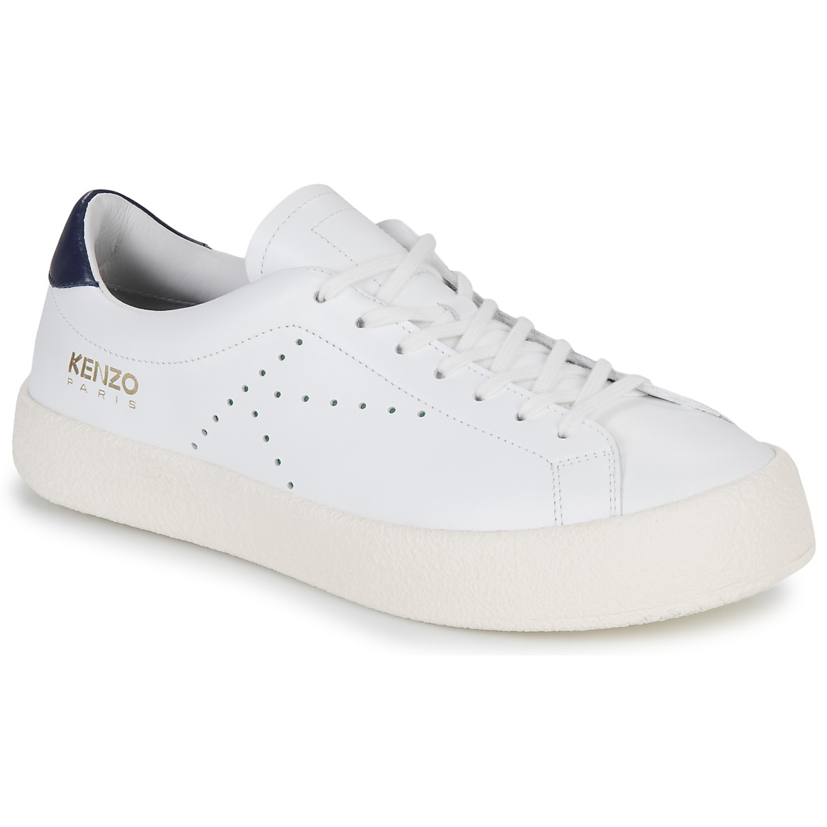 Kenzo - KENZOSWING LACE-UP SNEAKERS - White / Blue