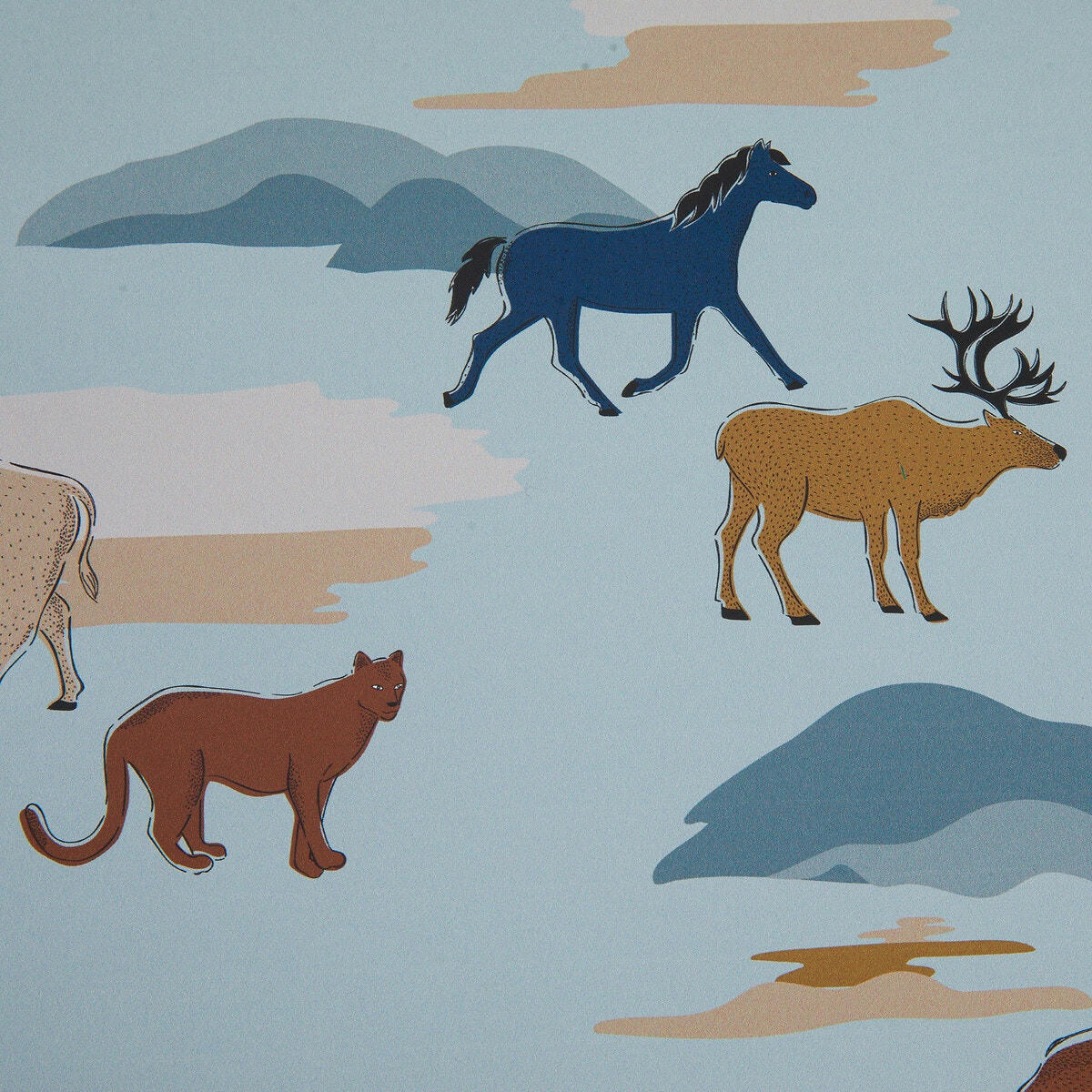Papier peint, Terre Sauvage