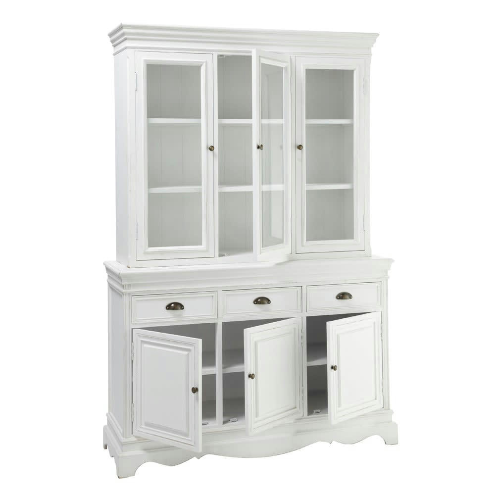 Joséphine - Bahut en paulownia blanc