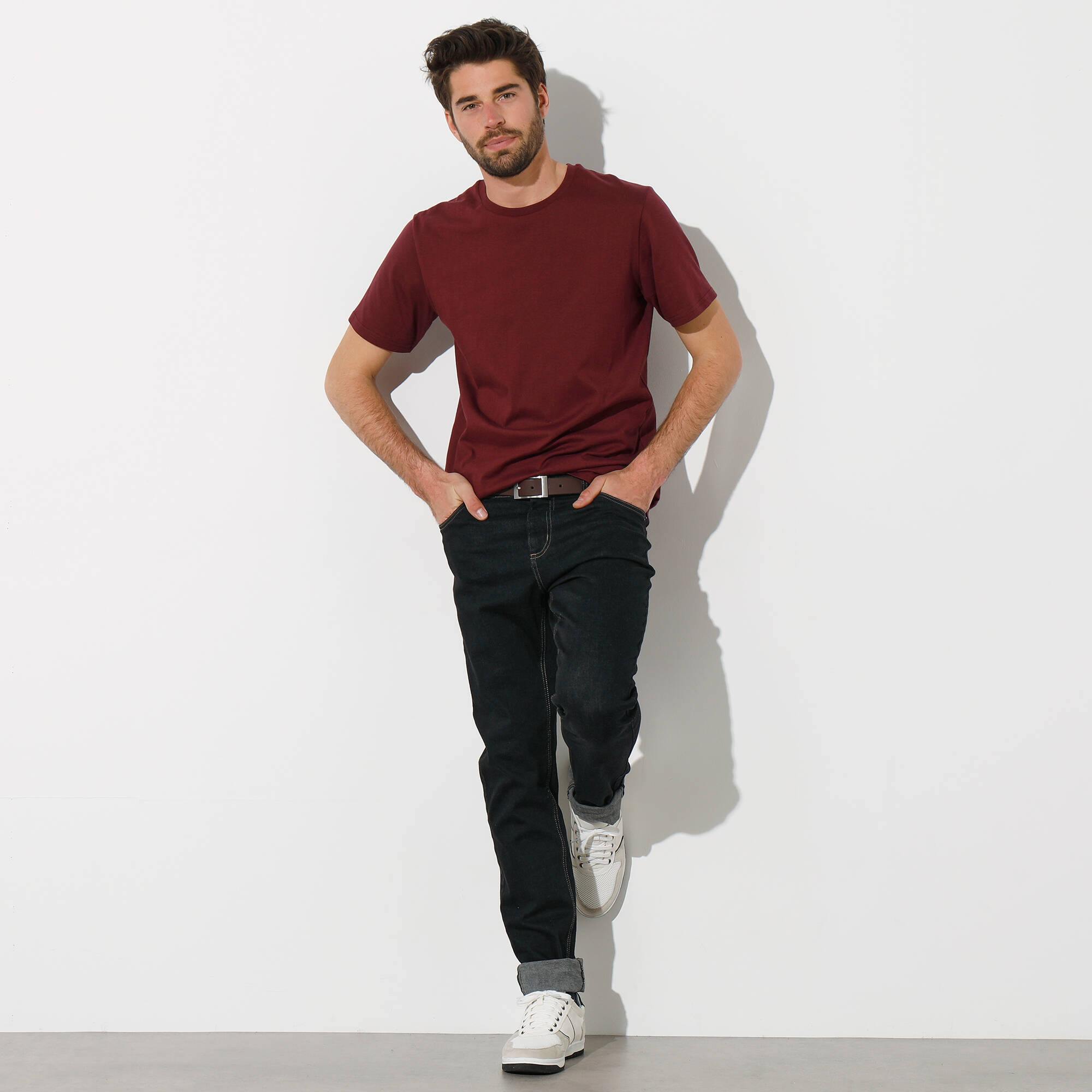 T-shirt col rond manches courtes - lot de 3