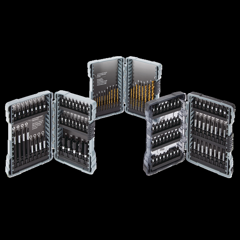 MAXIMUM Impact Magnetic Carbide Assorted Screwdriver Bit Set , 111-pc