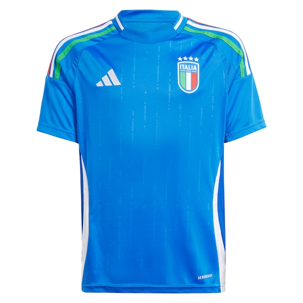 Italy National Team adidas Youth 2024 Home Replica Jersey - Blue