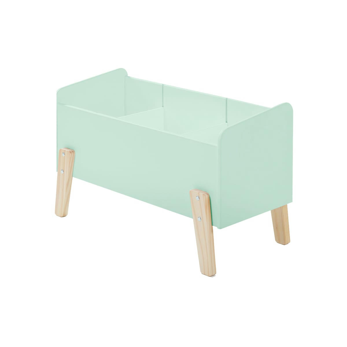 KIDDY - Coffre à jouets vert menthe