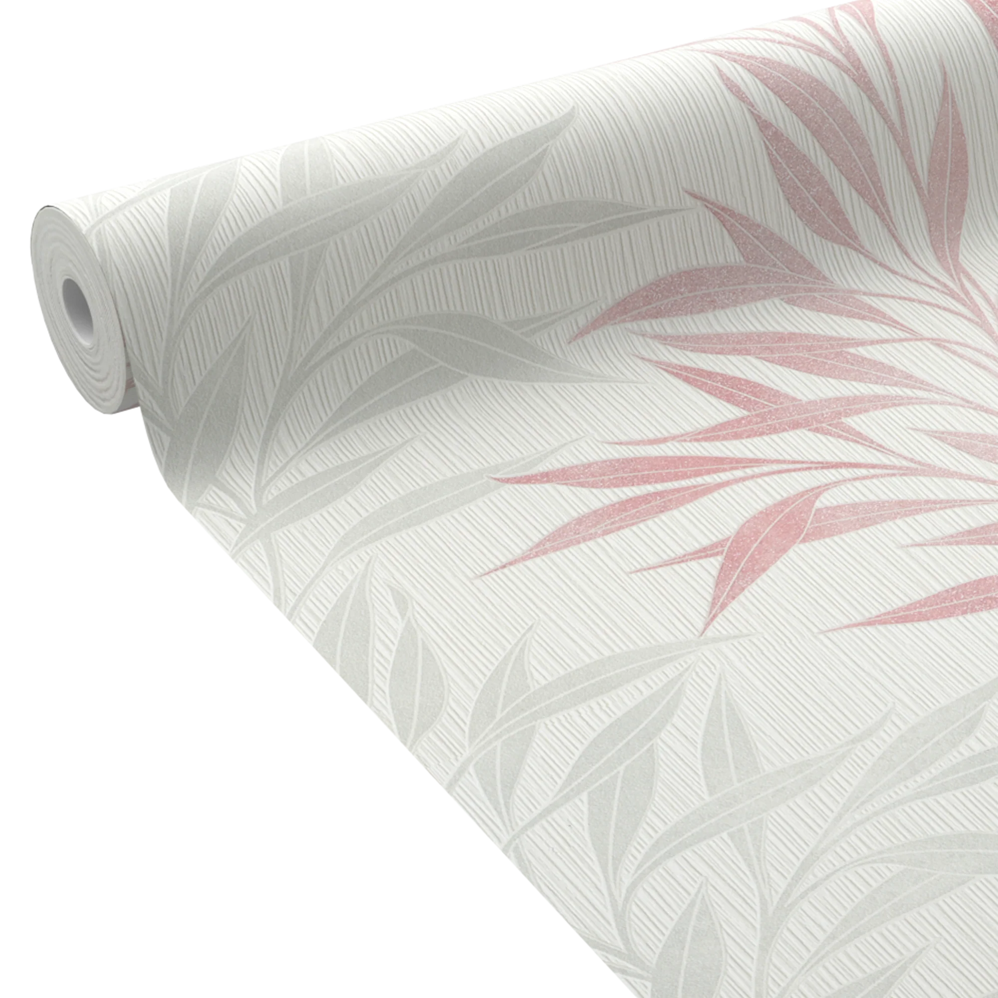 Papier peint intissé MYRIAM coloris rose pailleté