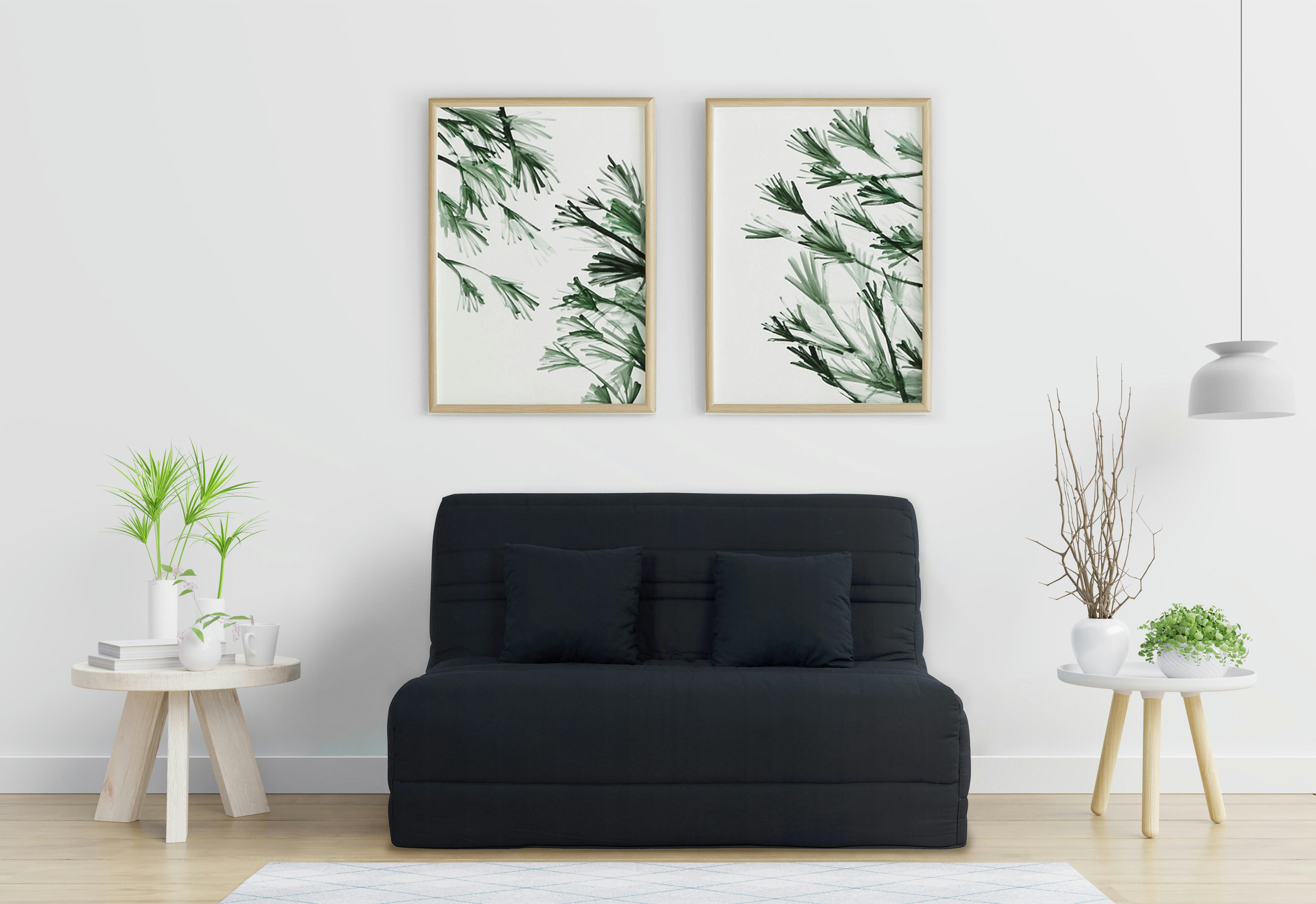 REIMS - Banquette CC REIMS 140 x 200, uni noir