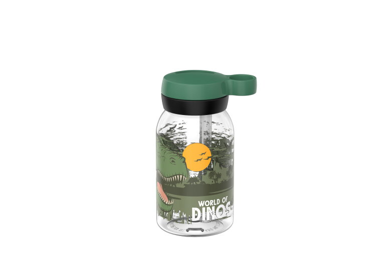 Campus drinkfles met rietje 450 ml - Dino