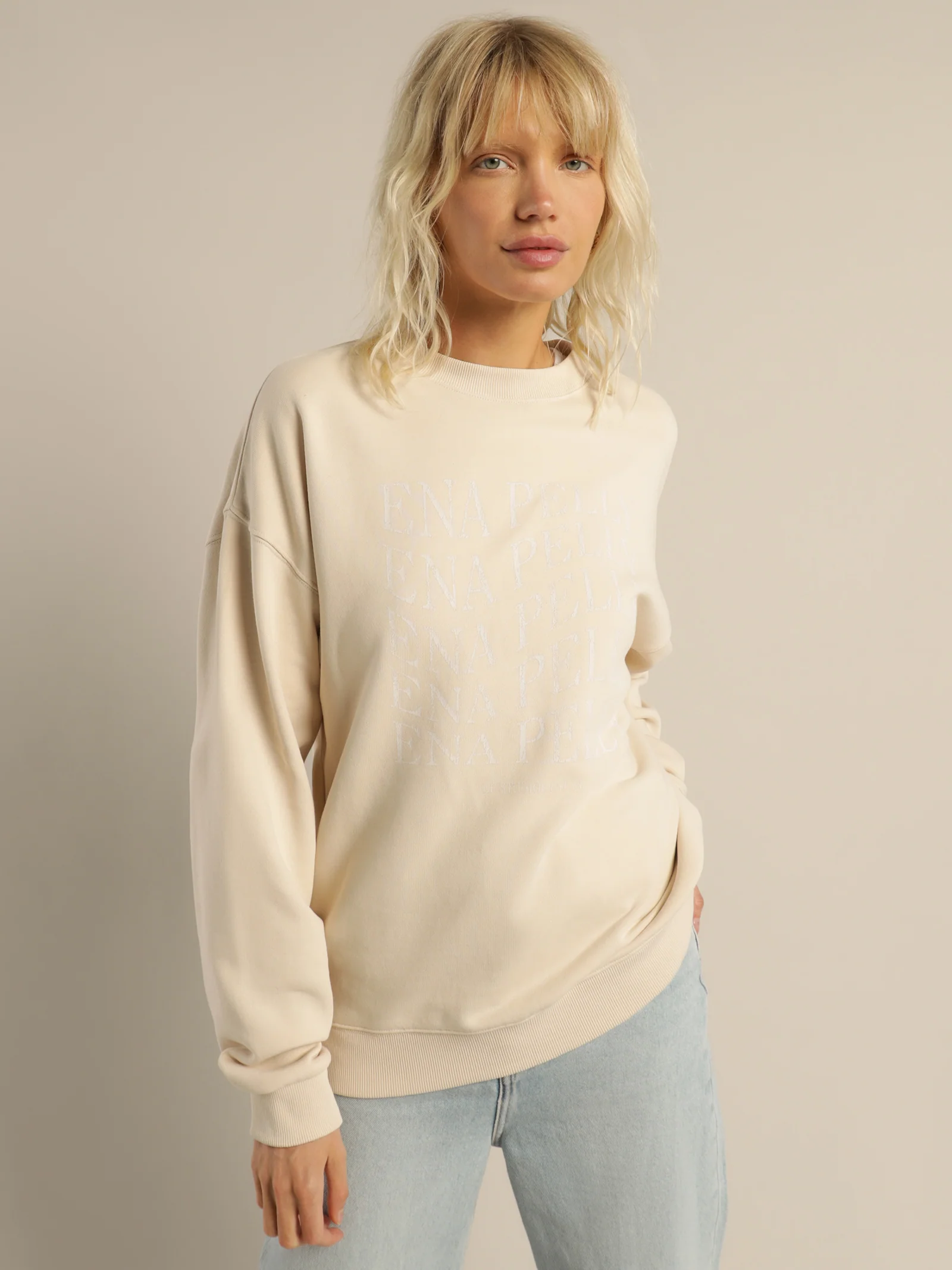Warped Logo Sweat