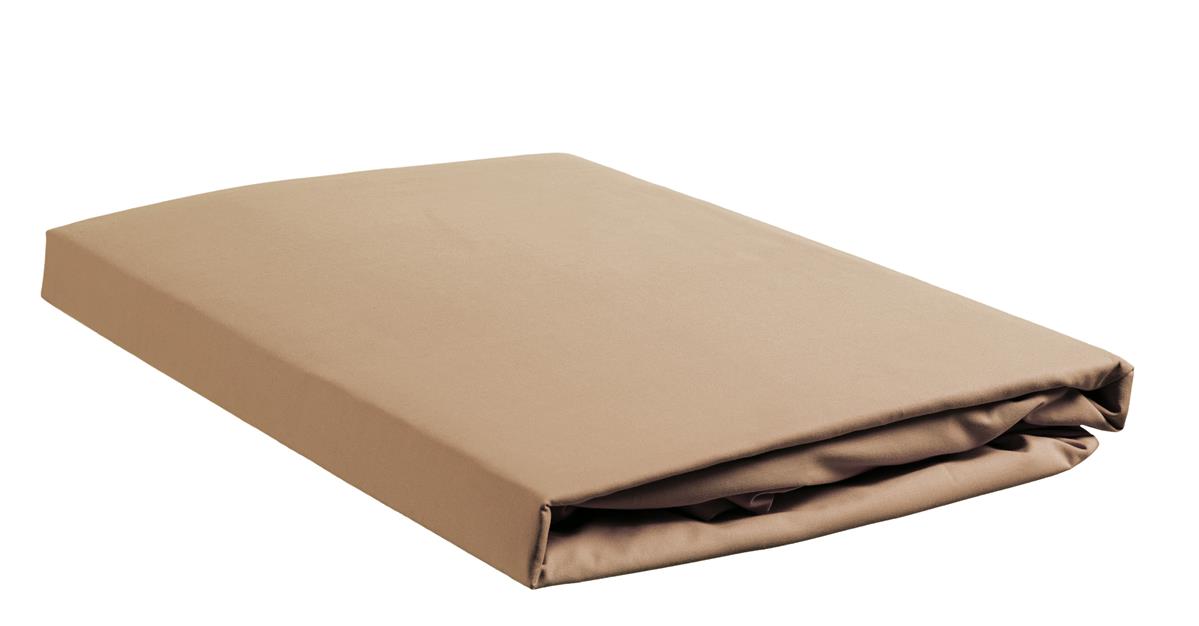 Ambiante - Katoen - Hoeslaken - 160x200 cm - Khaki