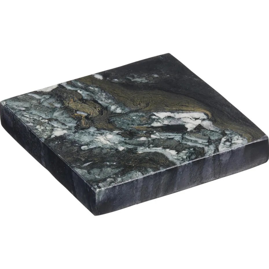 Kwantum Kerstservies | Onderzetters | Onderzetter Marmer  Zwart