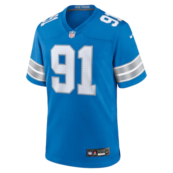 Tyleik Williams Detroit Lions Nike Team Game Jersey -  Blue