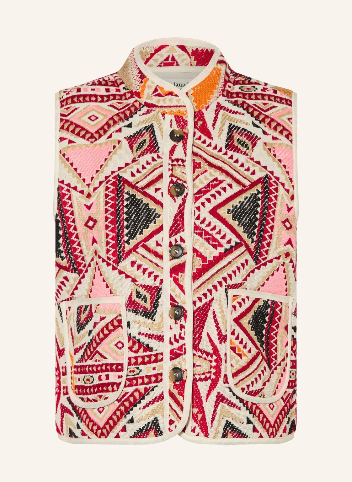 lollys laundry Steppweste CAIROLL aus Jacquard