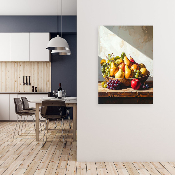 Obraz do kuchni jadalni restauracji, Martwa natura owoce 20x30