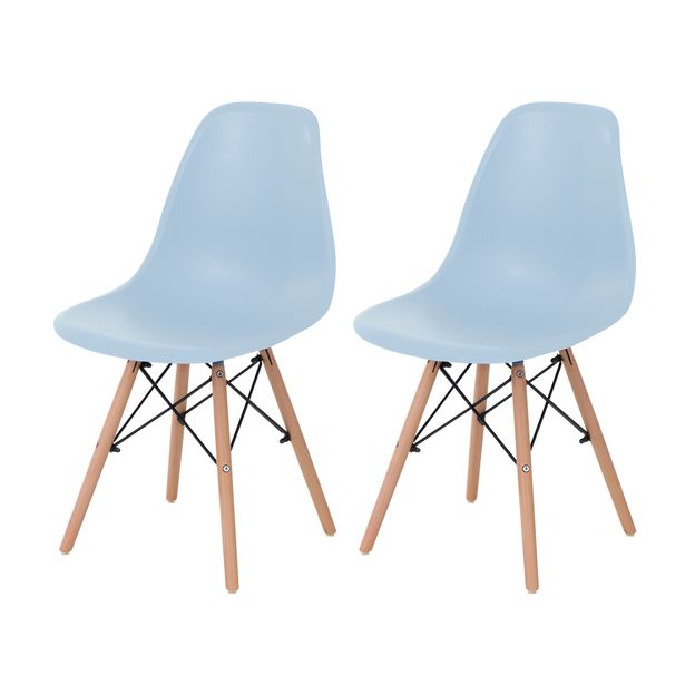 CONJUNTO COM 2 CADEIRAS EASY WOOD