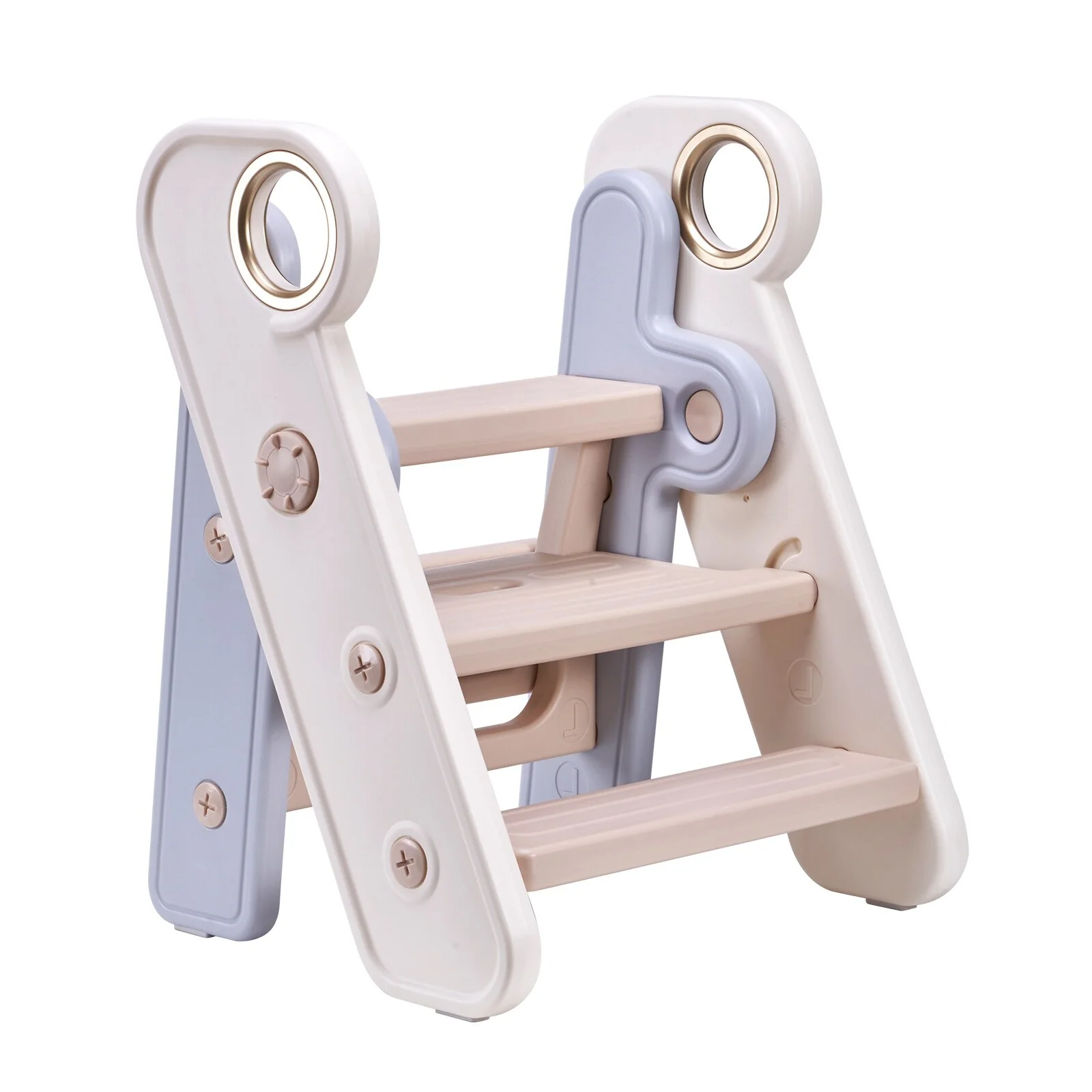 Folding Step Stool for Toddlers Versatile for Kitchen, Bedroom, Bathroom