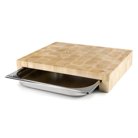 Planche à découper 41,5 x 34 cm avec Bac inox encastré - Lacor