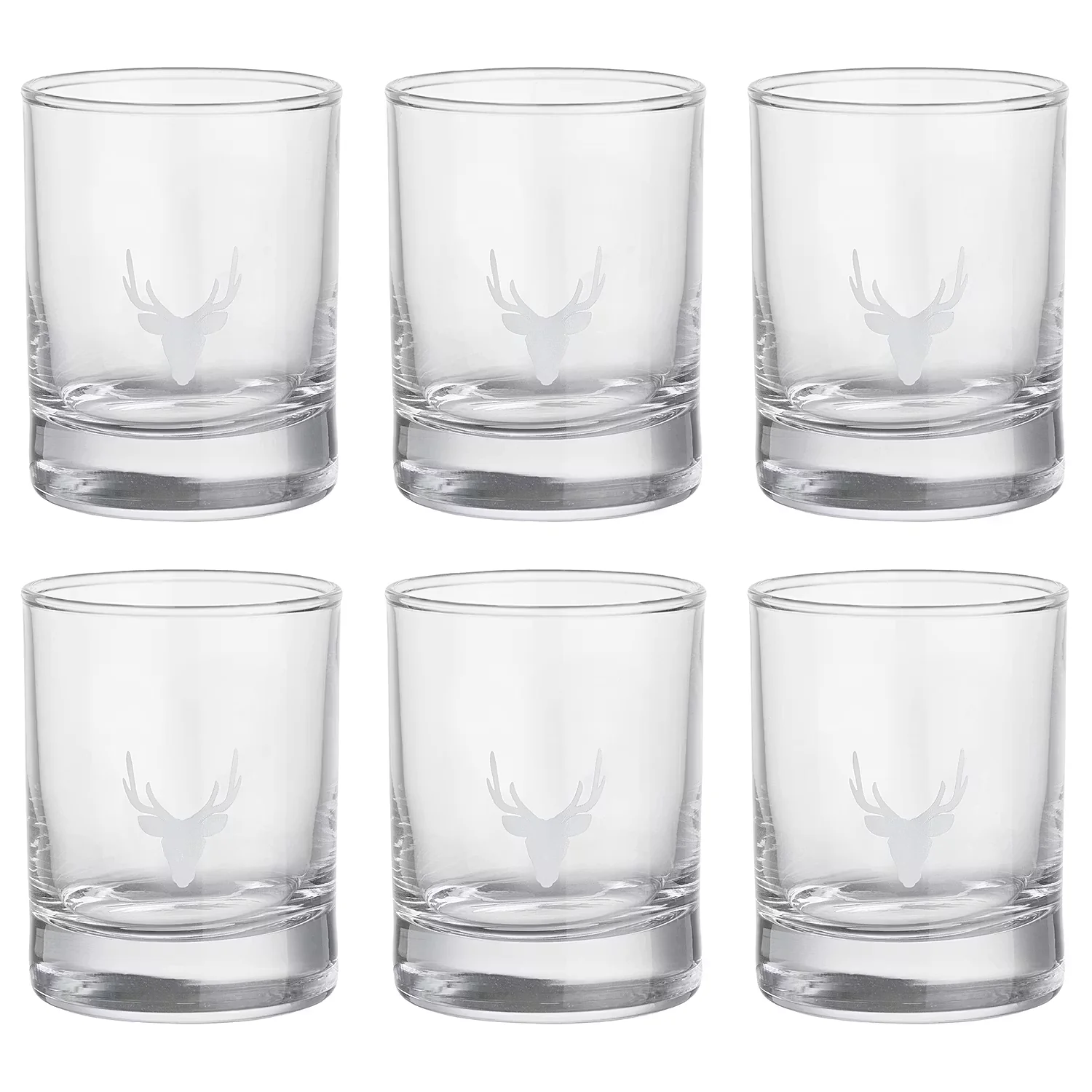 MOUNTAIN LOVE Shotglas Hirsch 6er-Set
