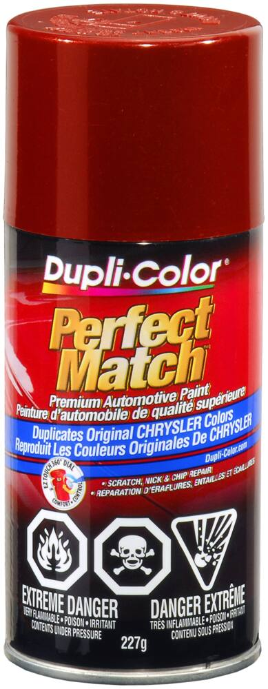 Dupli-Color Perfect Match Premium Acrylic Lacquer Automotive Aerosol Spray Paint, Forest Pepper Red Pearl (PEA, VEA), 227-g
