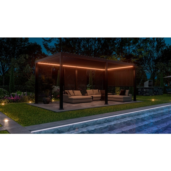Pergola »Deluxe 111 Smart«, BxT: 600 x 300 cm, anthrazit