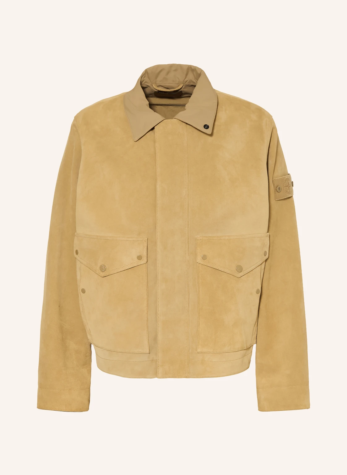 STONE ISLAND Lederjacke GHOST