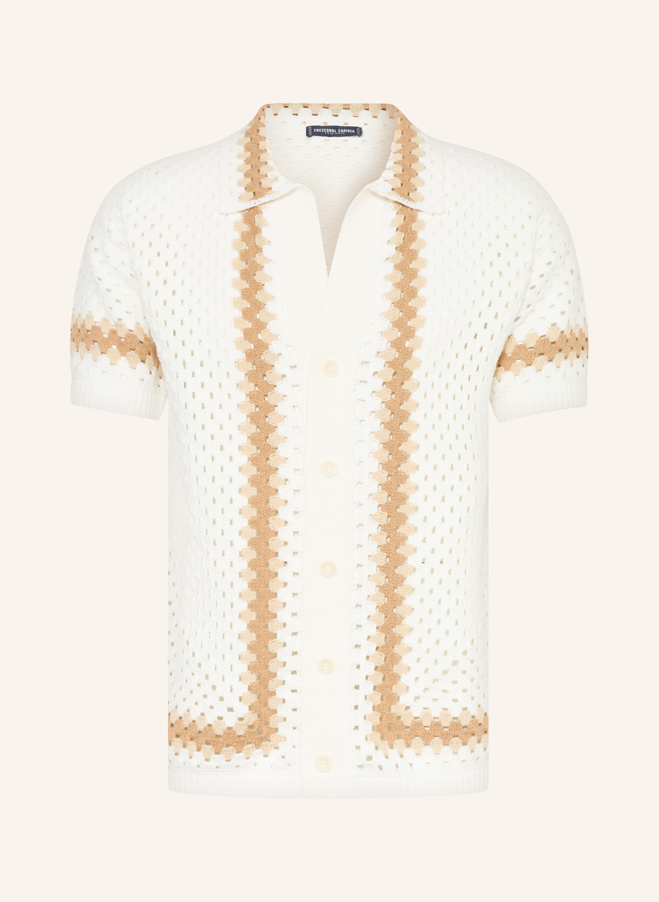 FRESCOBOL CARIOCA Kurzarm-Hemd PINTO Comfort Fit
