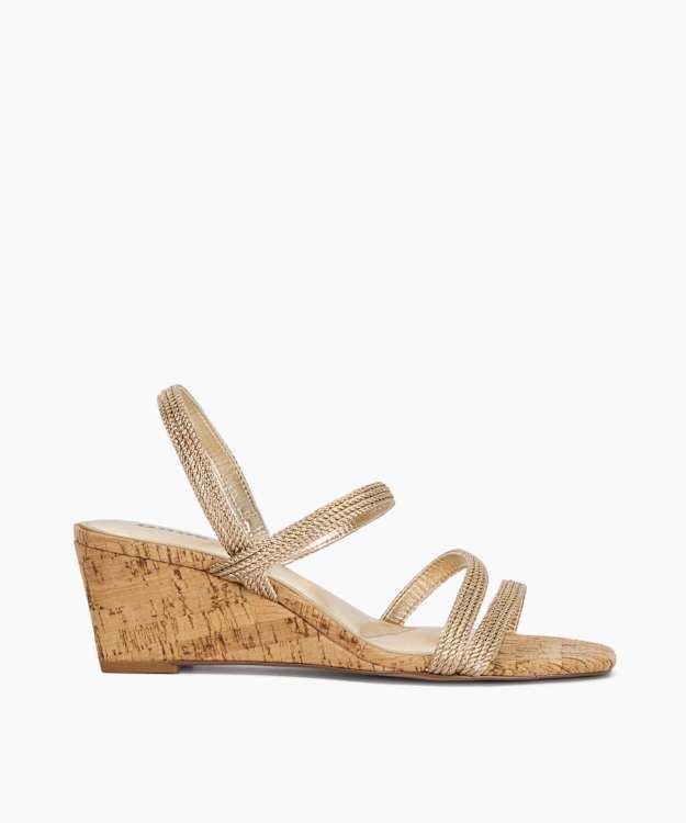 Kali Gold - Gold Cork Wedges