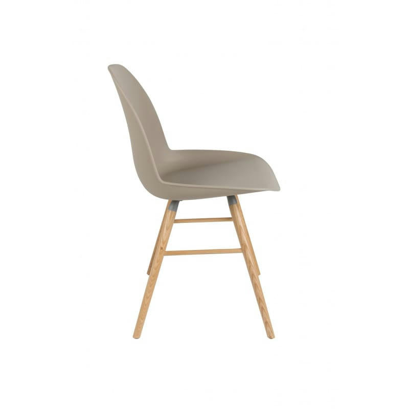 ALBERT KUIP - Chaise design en bois taupe