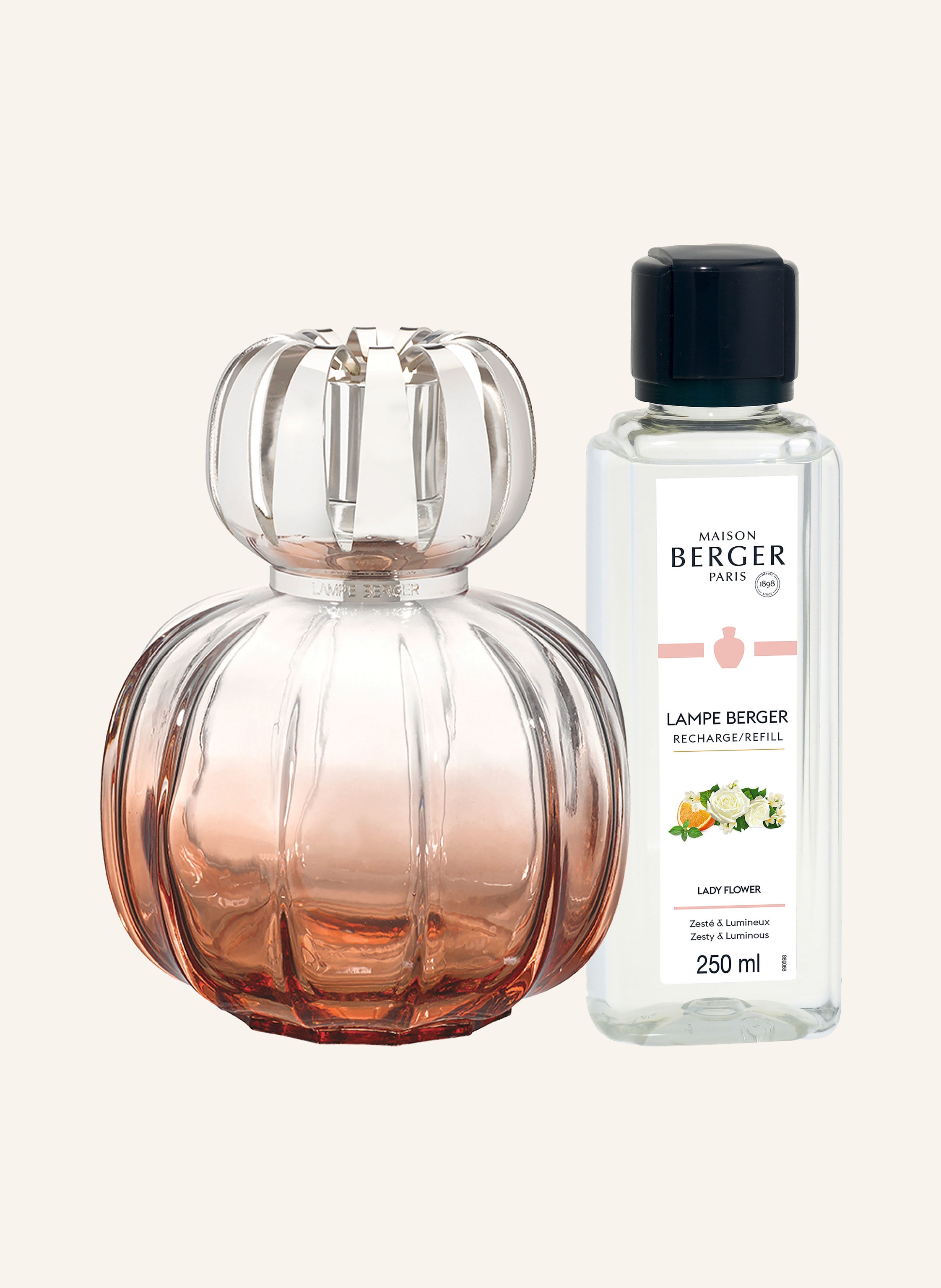 MAISON BERGER PARIS Set CORALI ROSE: Duftlampe und Nachfüller