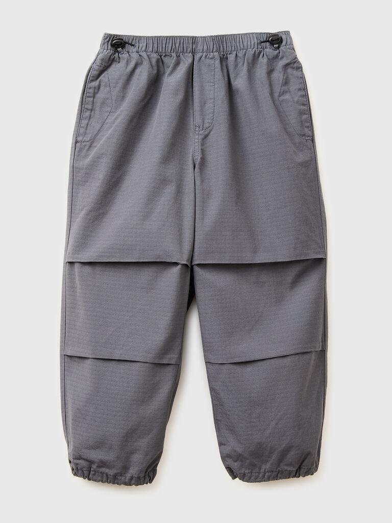 Cotton parachute trousers