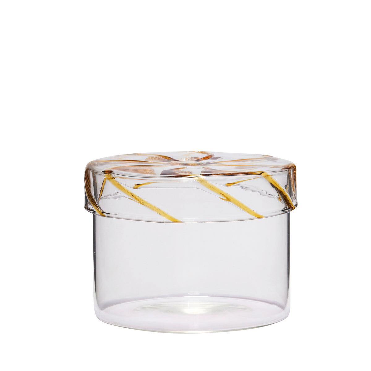 Hübsch opbergpot Heir - glas - ø12xh10cm