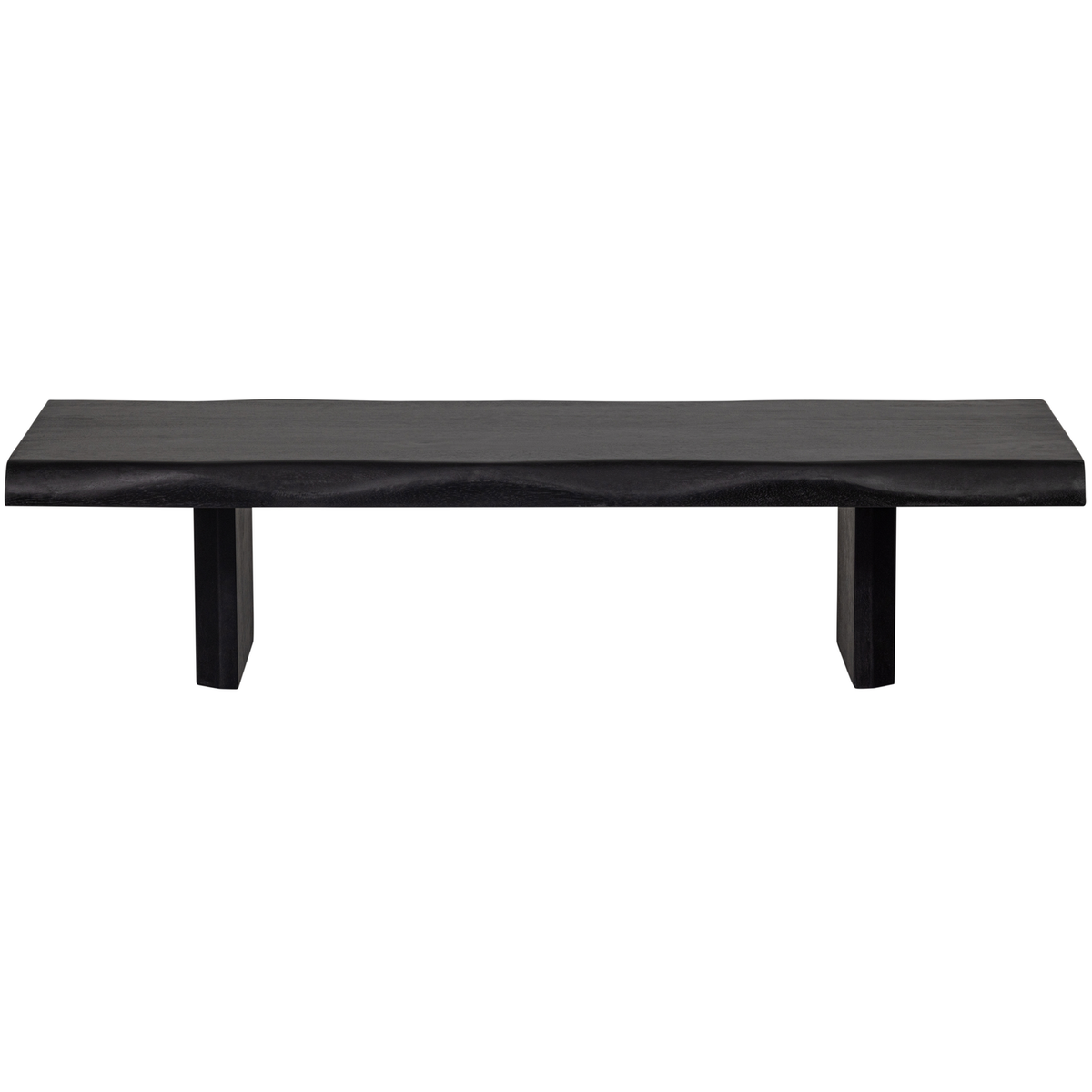 WOOOD salontafel Cali - Mangohout - Zwart - 55x120x28