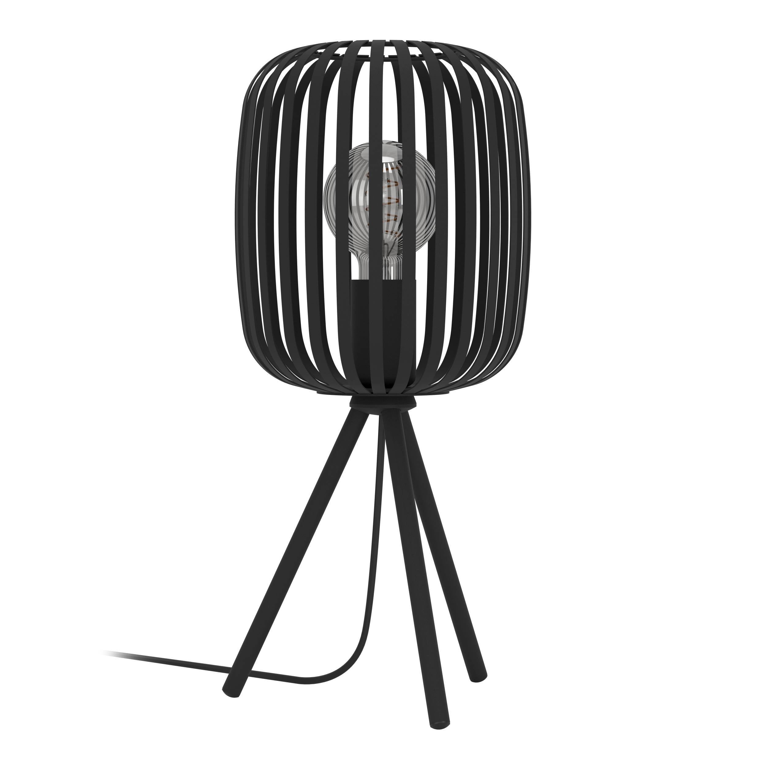 EGLO tafellamp Romazzina - e27 - ø 20 cm - zwart