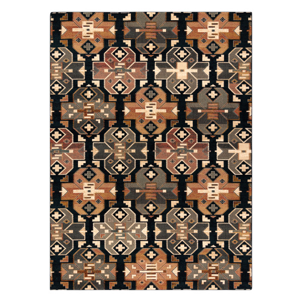 Dywan wełniany SUPERIOR DIAS etniczny navy 170x235 cm