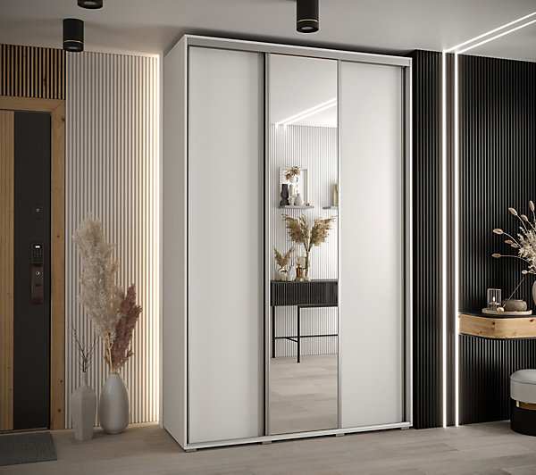 Armoire Davos 3 a portes coulissantes H. 235,2 x L. 160 x P. 45 3 portes