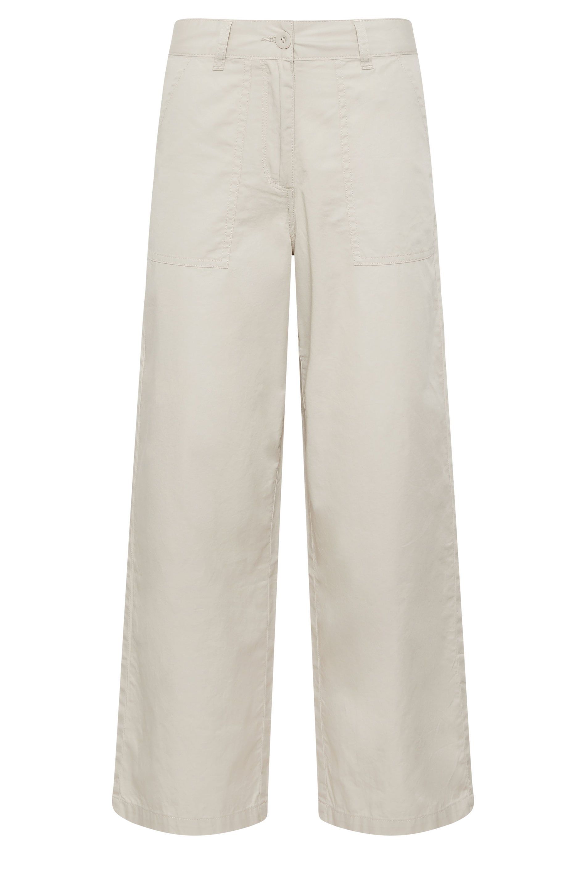 M&Co Petite Wide Leg Cargo Trousers