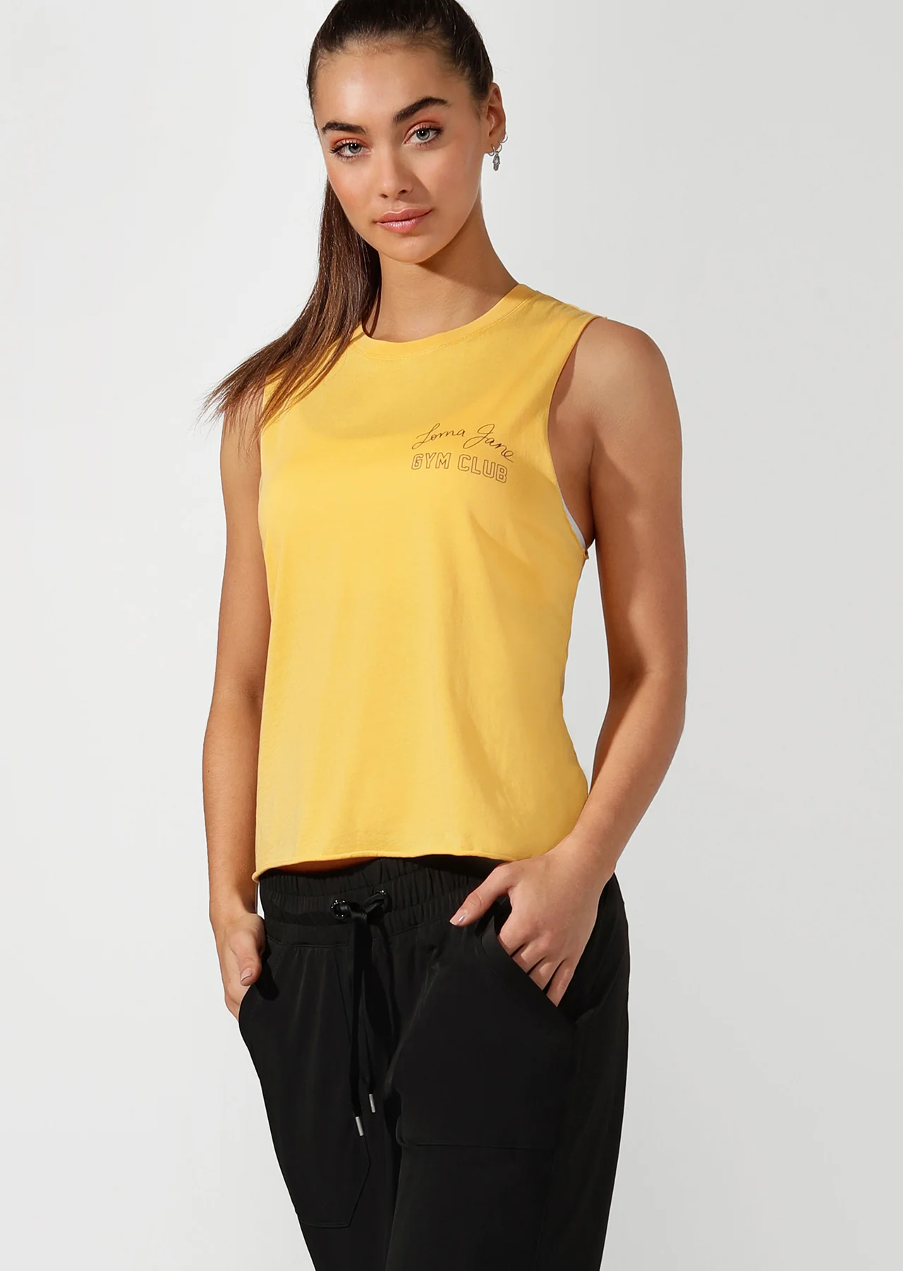 LJ Gym Club Cropped Tank