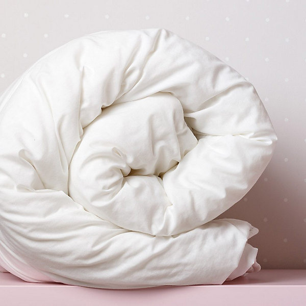Couette blanche toutes saisons 140x200 cm microfibre