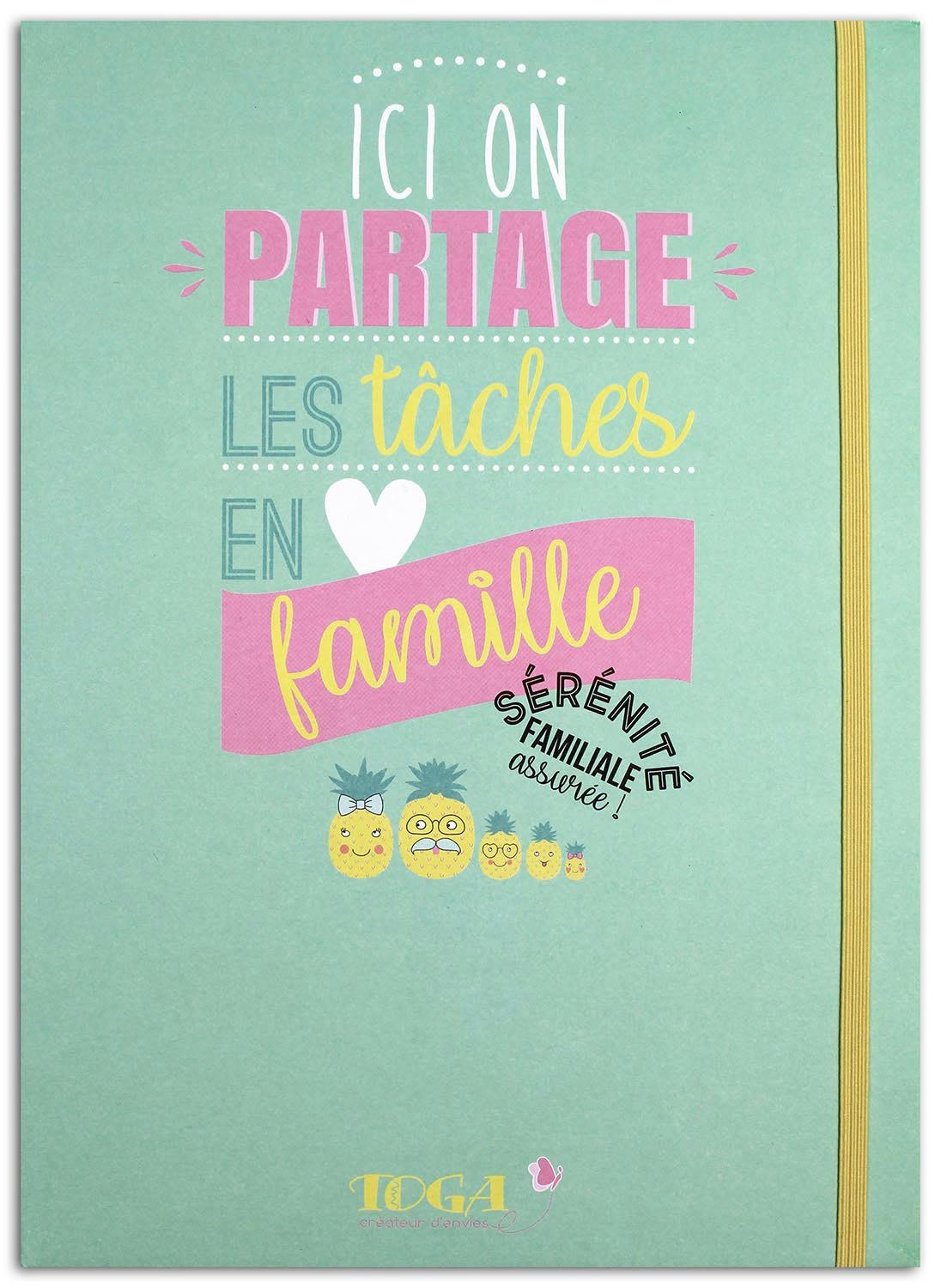 - Kit de papeterie Semainier familial