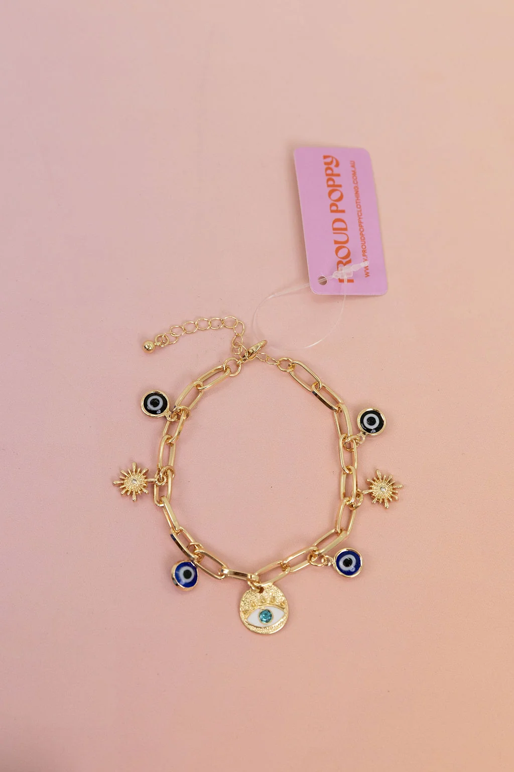 Evil Eye Charm Bracelet