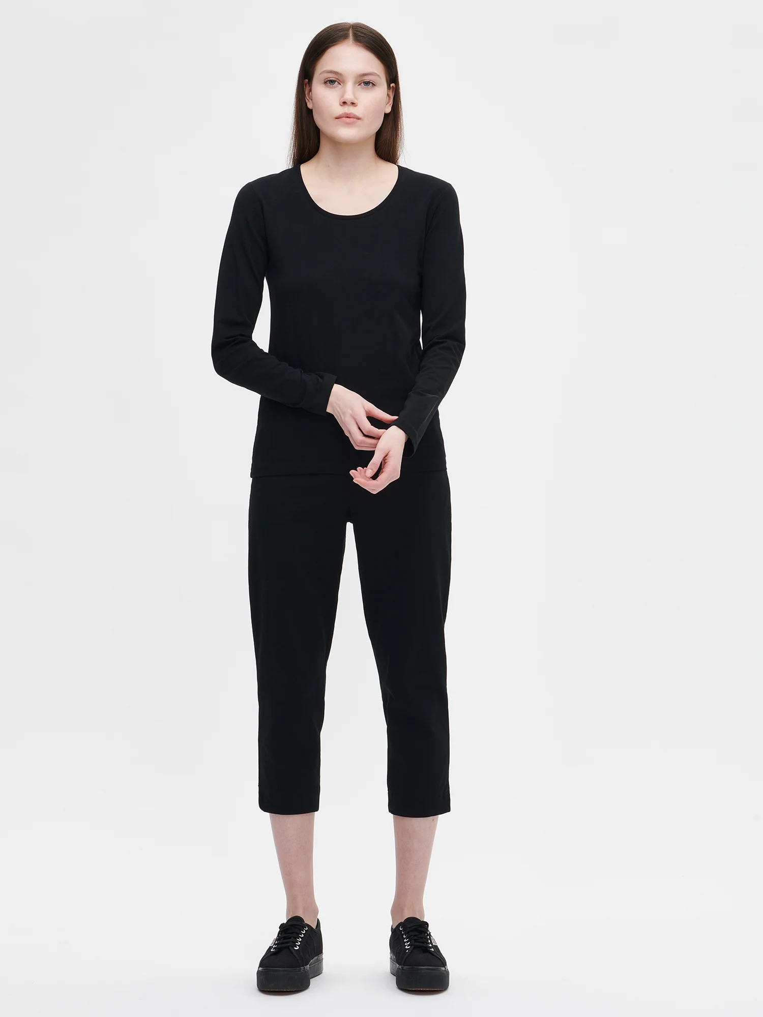 BASIC 7/8-leggingsit - musta