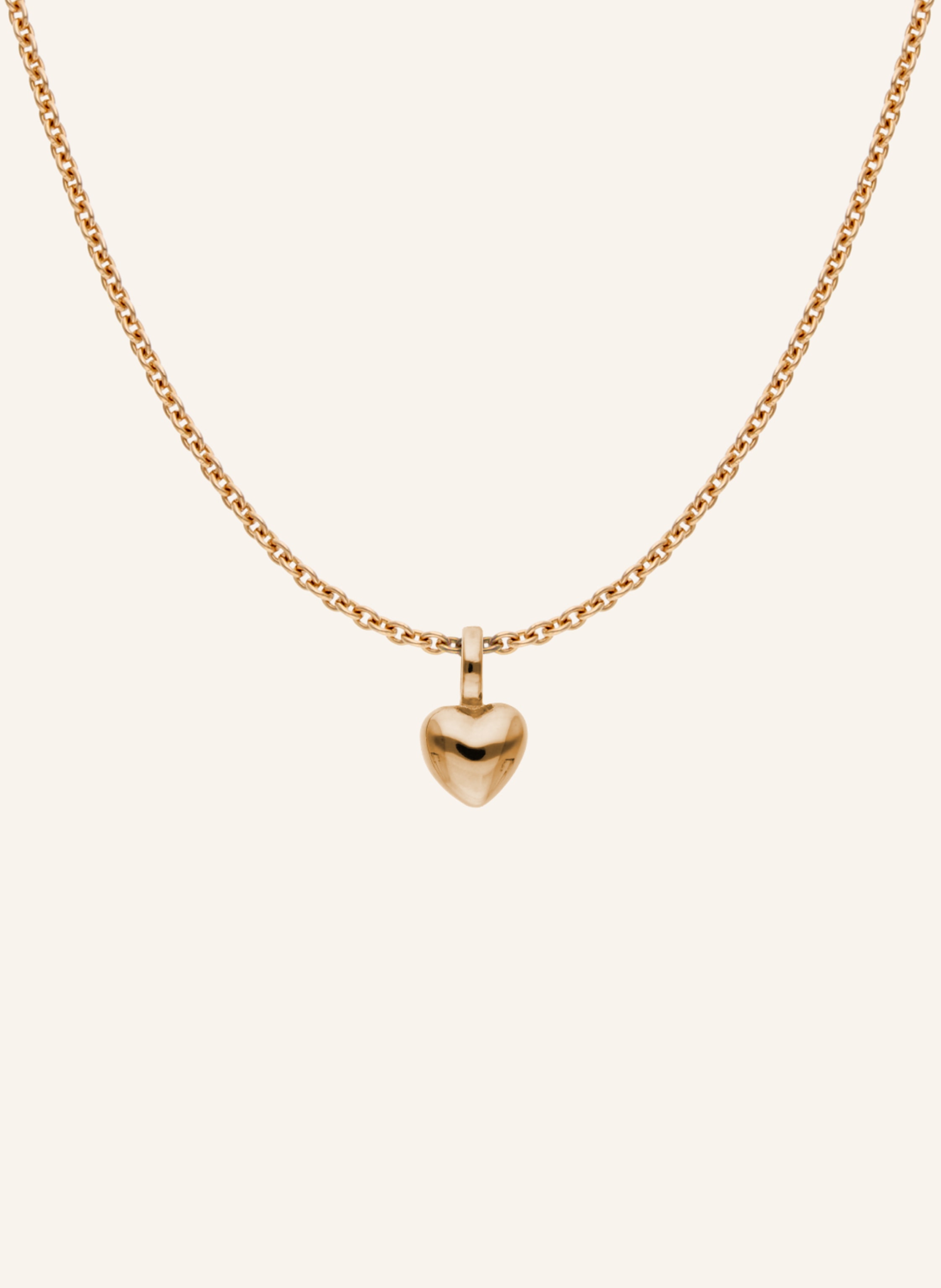 CADA Kette ROUND TINY HEART